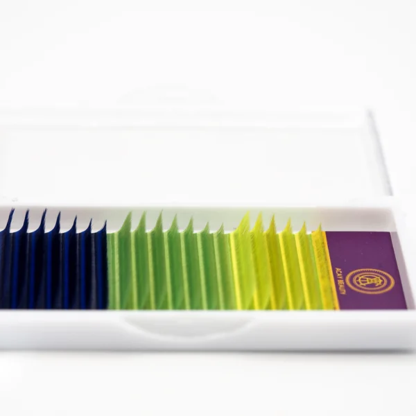 extensii gene colorate neon galben