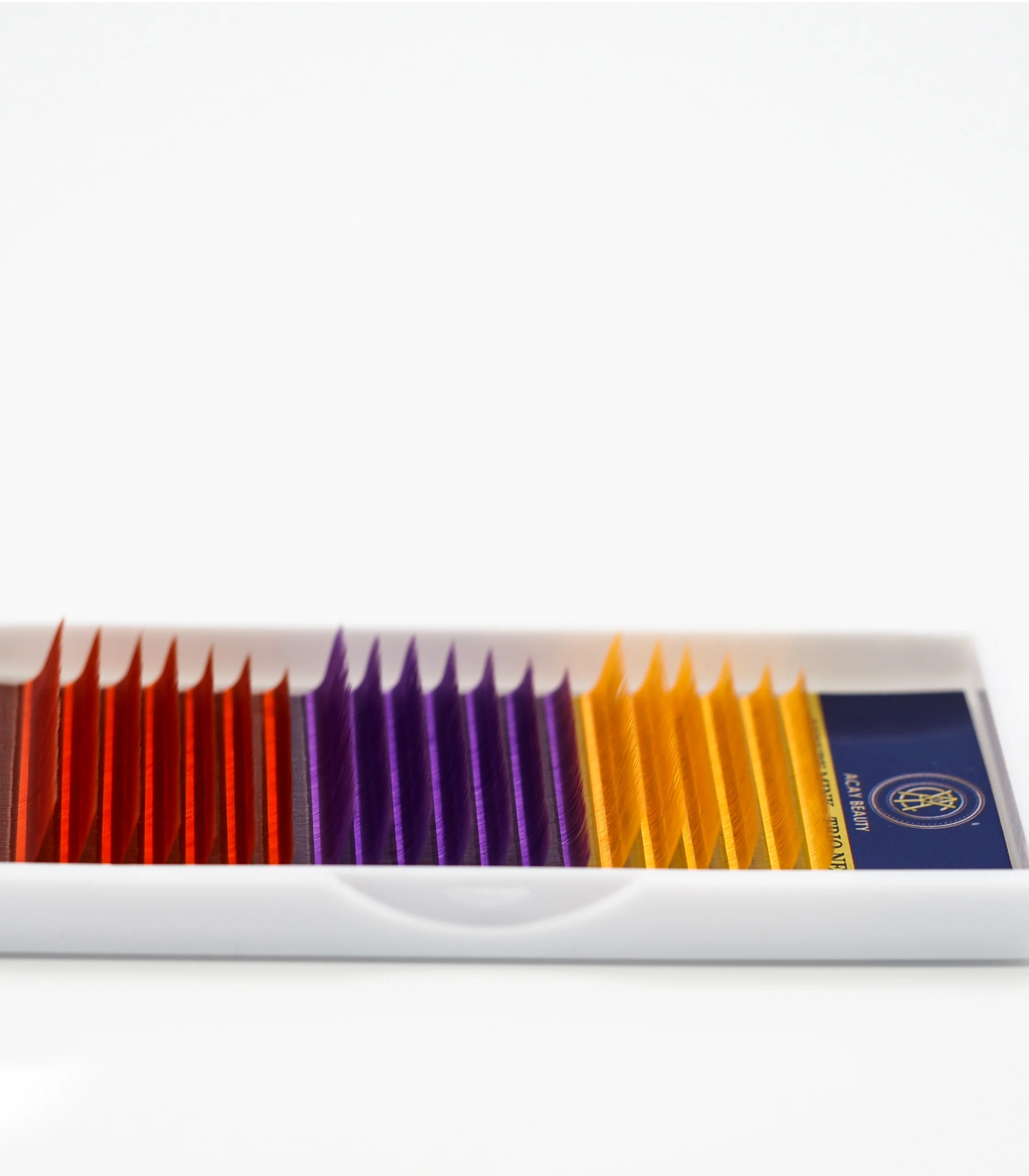 Extensii gene colorate neon portocaliu